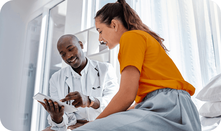 Doctor and patient