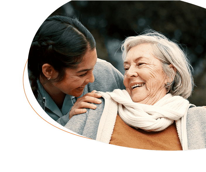 younger and older woman together
